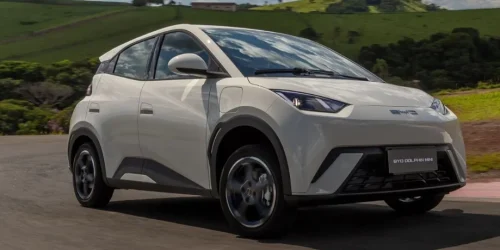 Foto: BYD Dolphin Mini: carro ganha opção para público PCD - Foto: Divulgação