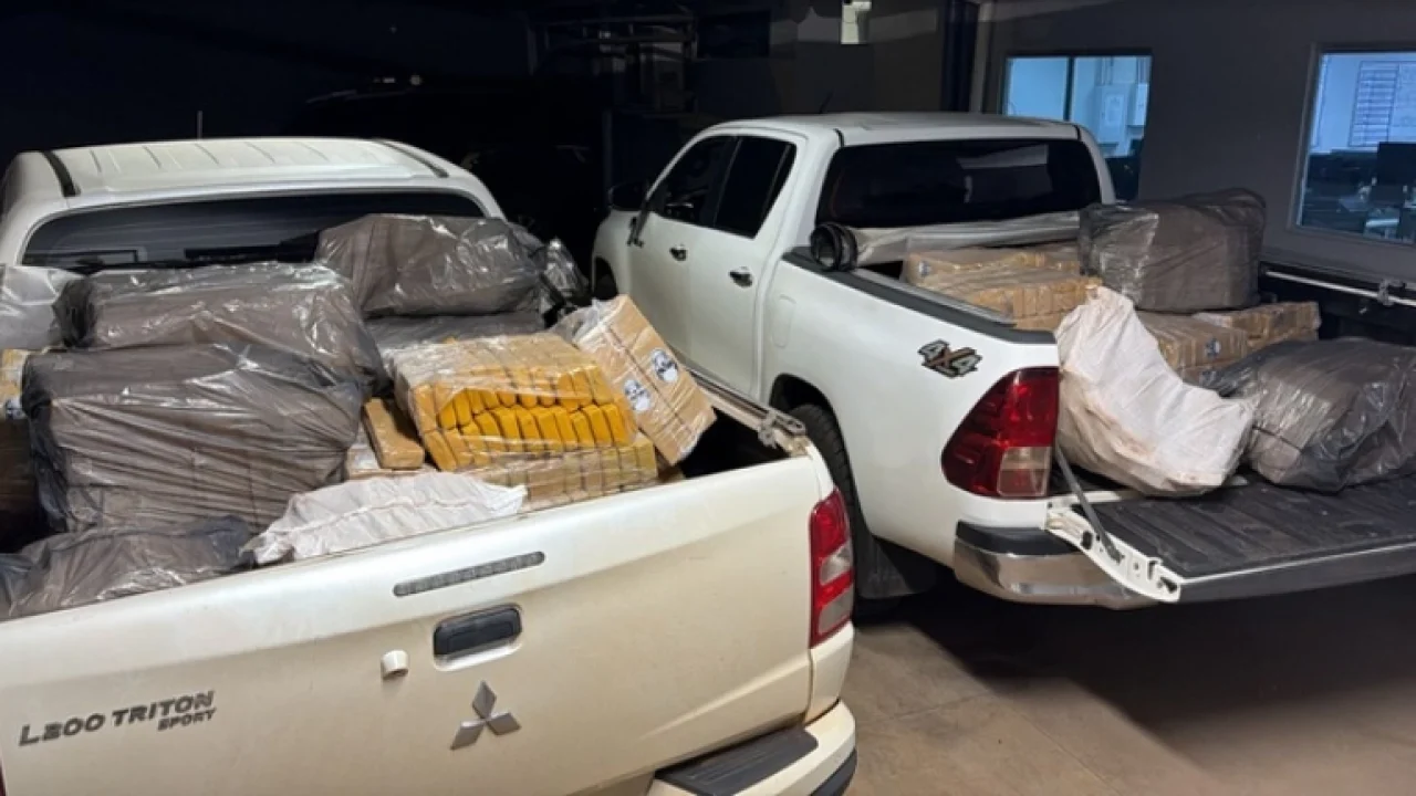 PF apreende cerca de uma tonelada de maconha em Ponta Porã - Foto: PF/Divulgação