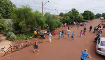 Foto: Colisão entre motos mata dois jovens em Dourados - Foto: Leandro Holsbach/
