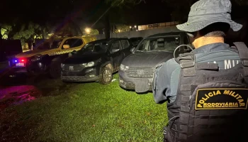 Veículos reuperados — Foto: Veículos reuperados - Foto: Polícia Militar Rodoviár