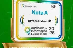 Foto: Nova Andradina alcança classificação máxima em indicador do Tesouro Nacion