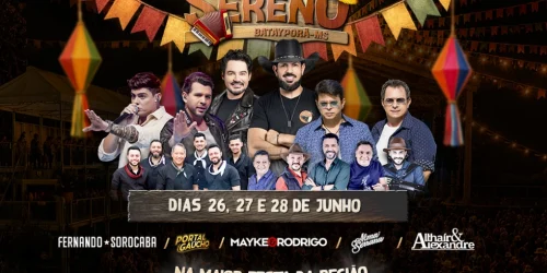 Três noites com atrações nacionais e clima de interior: receita da Festa do Sere