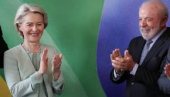 Von der Leyen vê pacto Mercosul-UE como chave para acordo em terras raras com Brasil