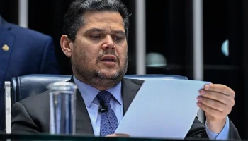 O presidente do Senado, Davi Alcolumbre – Foto: Carlos Moura/Agência Senado