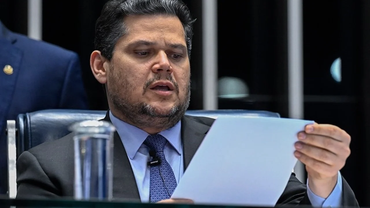 O presidente do Senado, Davi Alcolumbre – Foto: Carlos Moura/Agência Senado