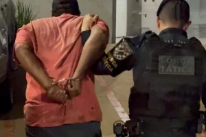 Foto: Força Tática cumpriu mandado de prisão contra condenado por tráfico na reg