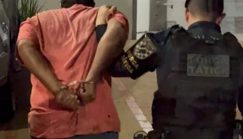 Foto: Força Tática cumpriu mandado de prisão contra condenado por tráfico na reg