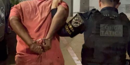 Foto: Força Tática cumpriu mandado de prisão contra condenado por tráfico na reg