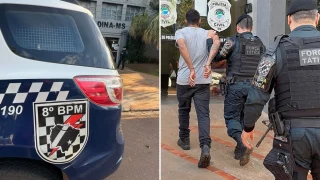 Força Tática realizou a prisão de jovem no bairro Austrílio Capilé após mandado