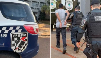 Força Tática realizou a prisão de jovem no bairro Austrílio Capilé após mandado