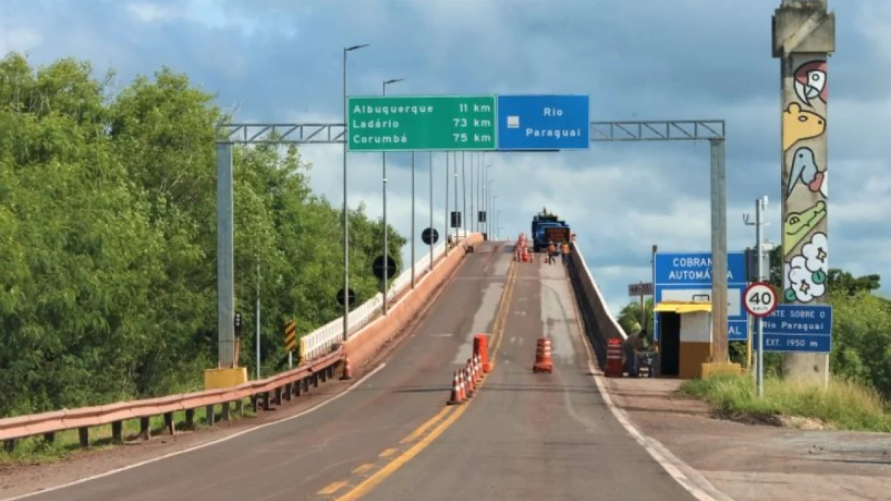 Foto: Governo de MS vai iniciar nova etapa de recuperação da ponte sobre o Rio P