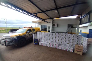 Carga de cigarros de origem estrangeira seria entregue em Nova Andradina - Foto: