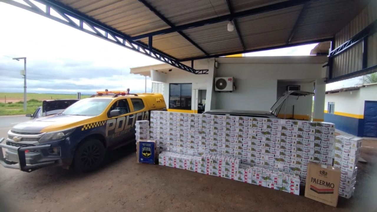 Carga de cigarros de origem estrangeira seria entregue em Nova Andradina - Foto: