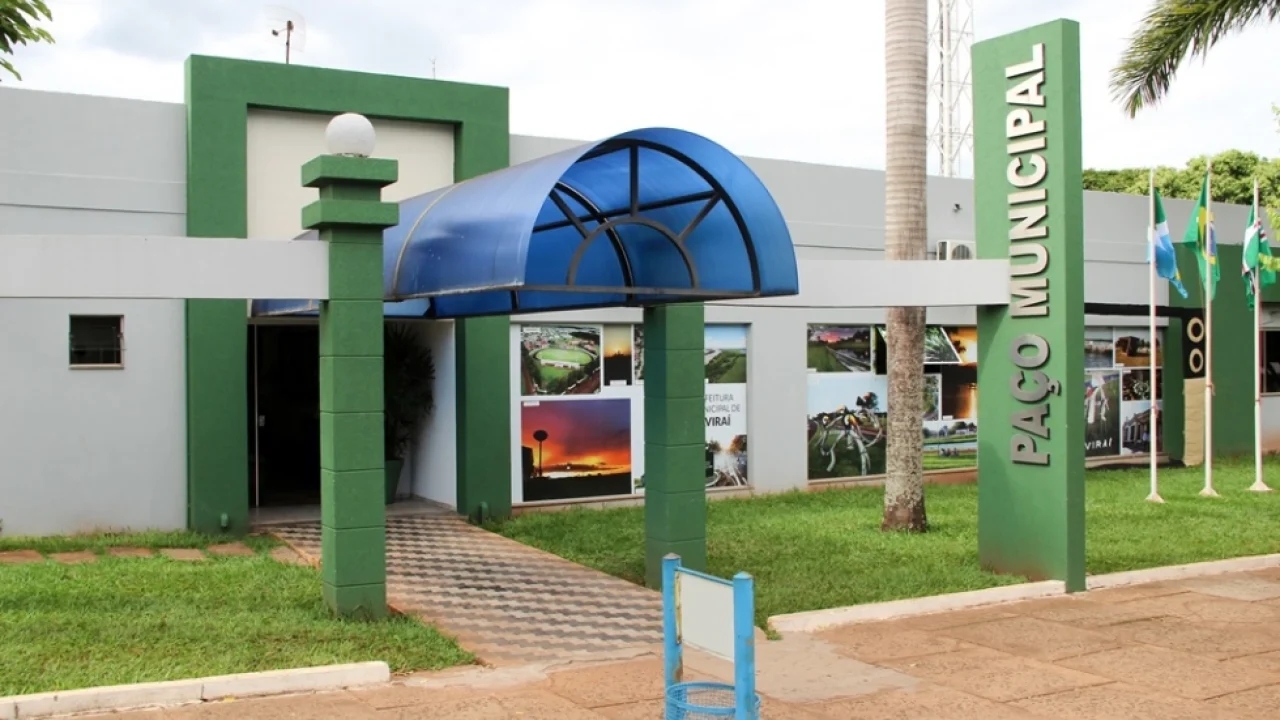 Foto: Paço Municipal - Foto: Prefeitura de Naviraí