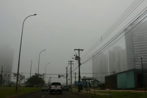 Neblina em Campo Grande. (Foto: Pietra Dorneles, Jornal Midiamax)