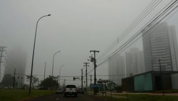 Neblina em Campo Grande. (Foto: Pietra Dorneles, Jornal Midiamax)