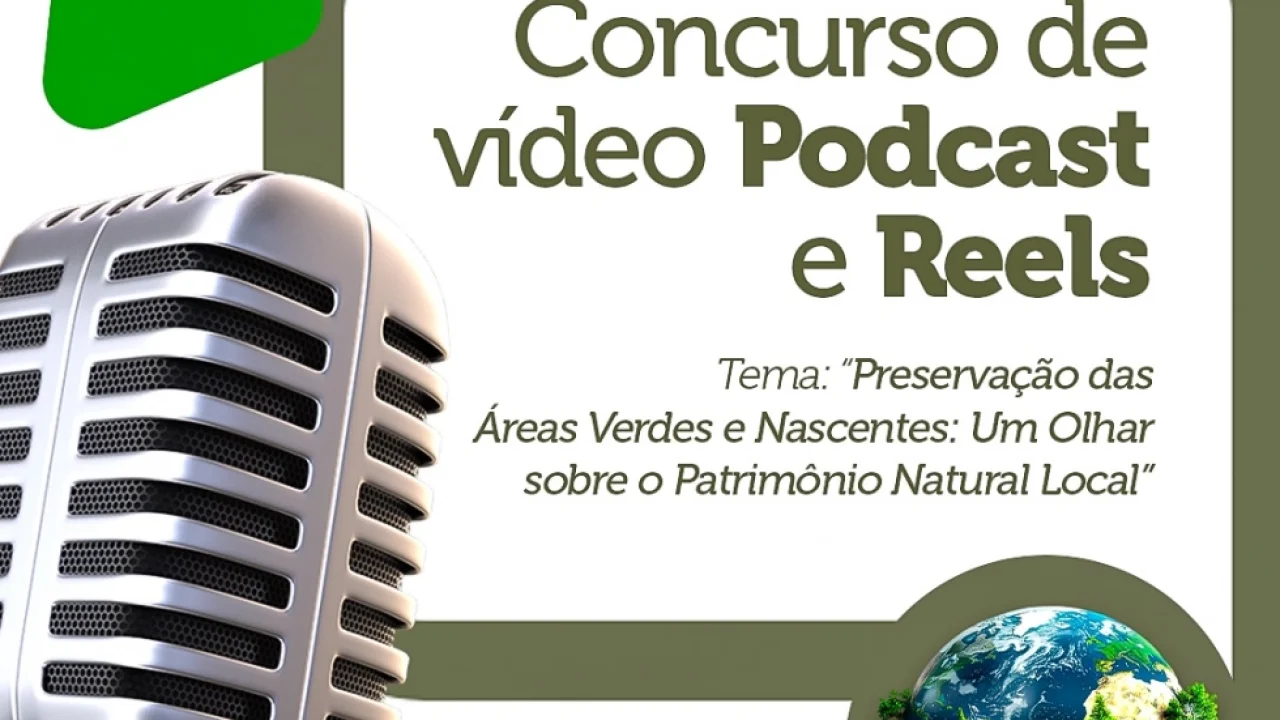 Concurso de vídeo Podcast e Reels engaja jovens na pauta ambiental - Foto: Prefe