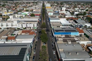 Vista aérea de Nova Andradina — Foto: Vista aérea de Nova Andradina - Foto: Pref