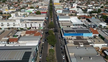 Vista aérea de Nova Andradina — Foto: Vista aérea de Nova Andradina - Foto: Pref