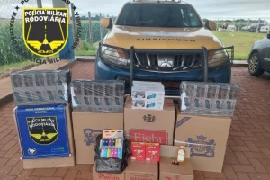 Mercadoria apreendida - Foto: PMR/Divulgação