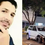 Local do acidente na Avenida Brasil, em Batayporã, onde ciclista morreu após ser