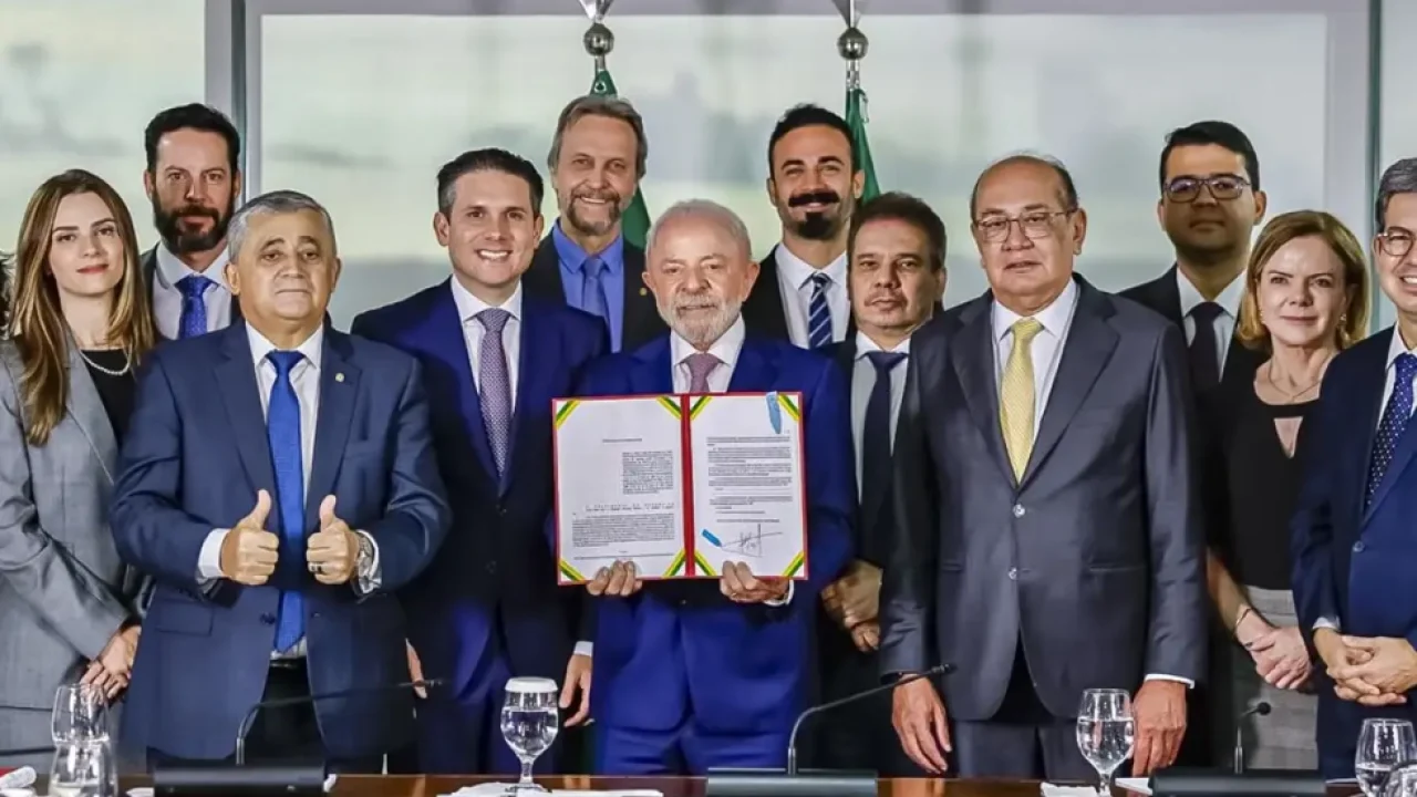 Foto: Presidente Lula sanciona Projeto de Lei Antifacção - Foto: Ricardo Stucker