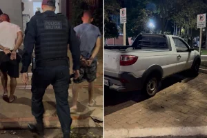 Força Tática apreendeu drogas, dinheiro, carro e objetos durante operação no bai