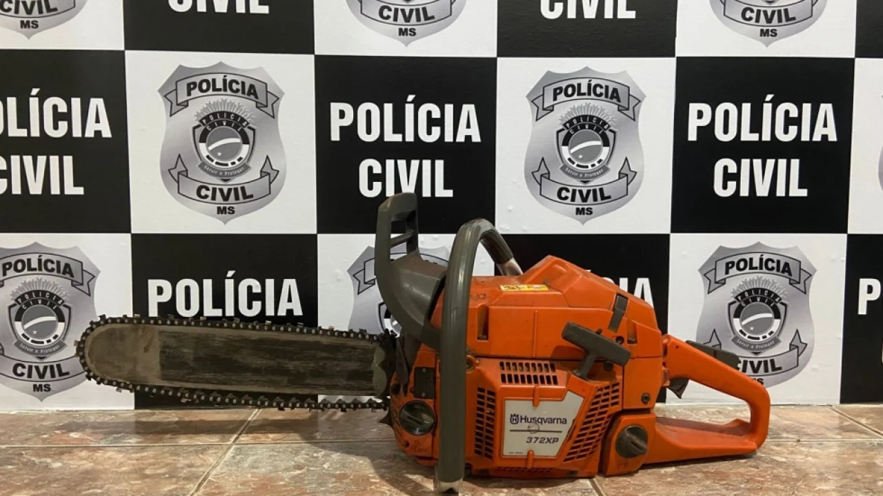 Motosserra furtada em alojamento coletivo foi recuperada por investigadores da S