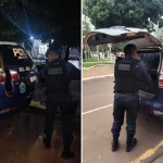 Foto: Força Tática do 8º BPM cumpriu dois mandados de prisão no sábado em Ivinhe