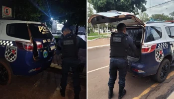 Foto: Força Tática do 8º BPM cumpriu dois mandados de prisão no sábado em Ivinhe
