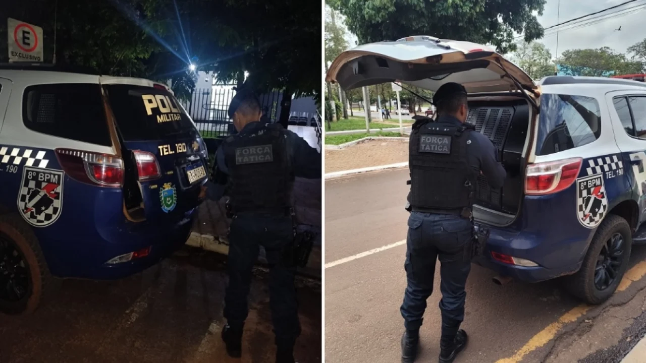 Foto: Força Tática do 8º BPM cumpriu dois mandados de prisão no sábado em Ivinhe
