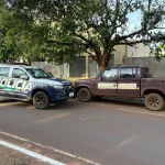 Caminhonete GM/D20 furtada durante a madrugada foi recuperada pela Polícia Milit