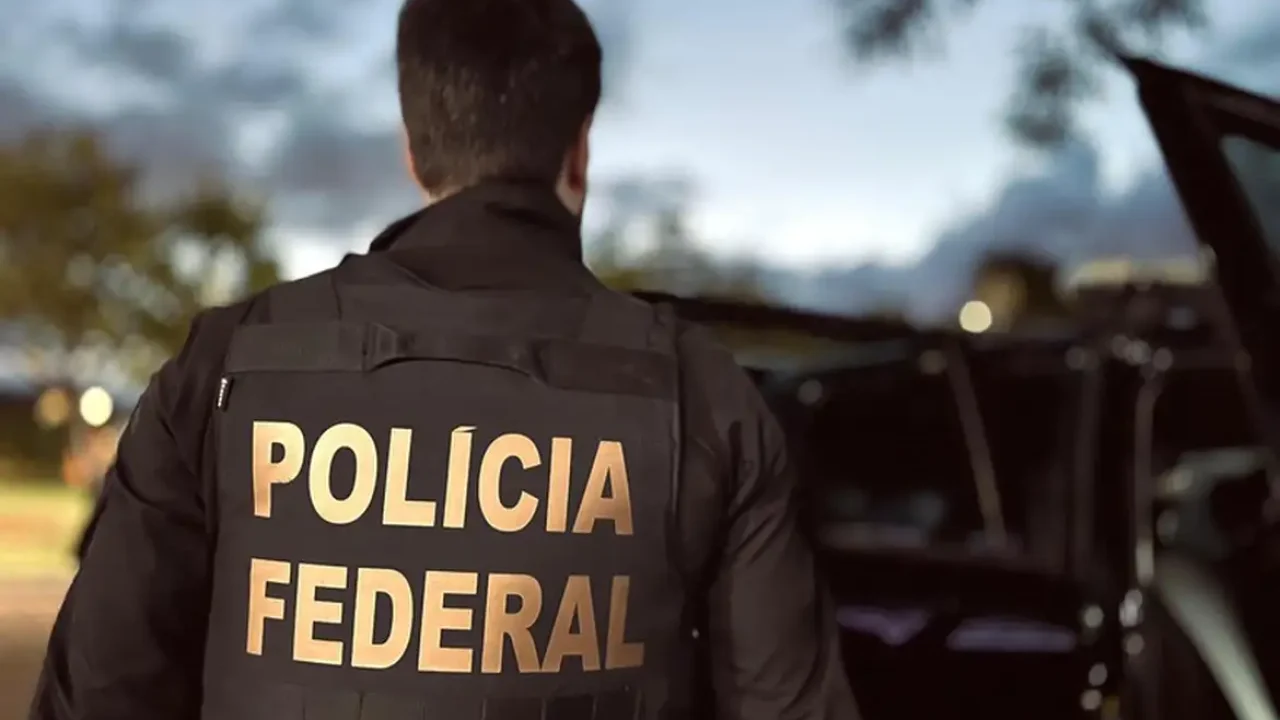 PF (Polícia Federal) durante operação. (Foto: Divulgação, Polícia Federal)