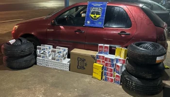 Foto: Mercadoria apreendida - Foto: Polícia Militar Rodoviária/Divulgação