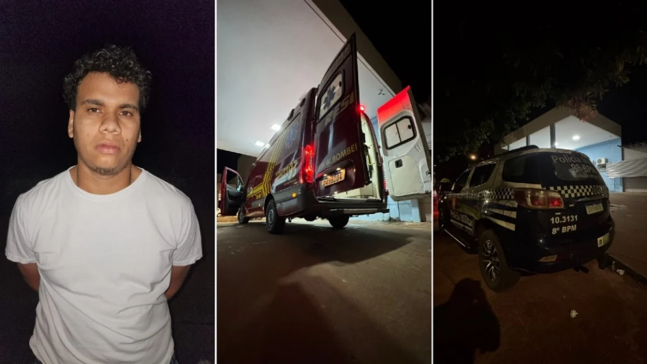 Marcos Vinicius Pereira de Arruda de 22 anos, equipes de socorro e PM no Hospita