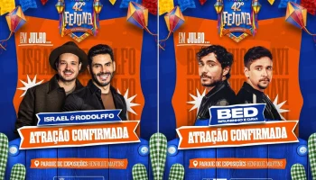 Foto: Israel & Rodolffo e Bruninho & Davi estão entre as atrações já confirmadas