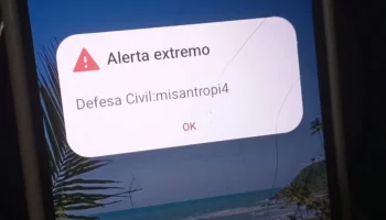 Foto: "Alerta extremo" falso chega a celulares do país; ferramenta é desabilitad