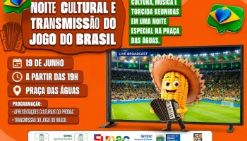 Feira Cultural Nordestina leva música, forró e comidas típicas à Praça das Águas