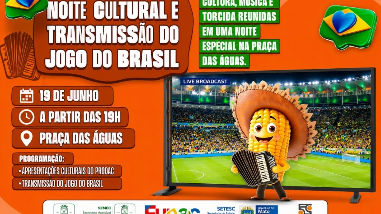 Feira Cultural Nordestina leva música, forró e comidas típicas à Praça das Águas