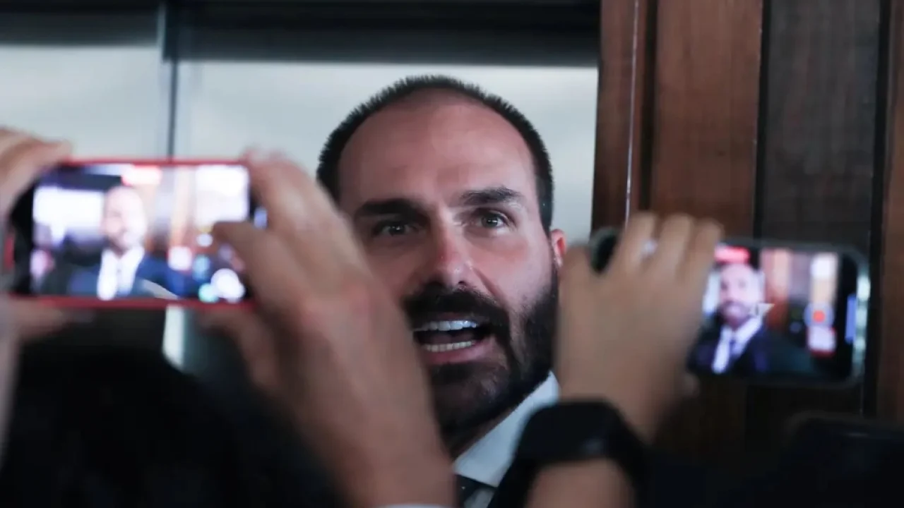 Ex-deputado Eduardo Bolsonaro (PL-SP) — Foto: Ex-deputado Eduardo Bolsonaro (PL-