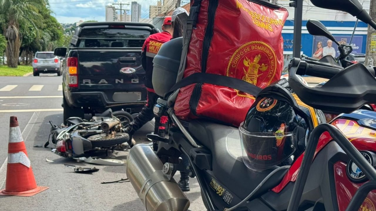 Foto: O acidente ocorreu no cruzamento da Avenida Mato Grosso com a Espírito San