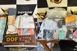 Itens apreendidos na primeira fase da operação, em dezembro de 2025. — Foto: Ite