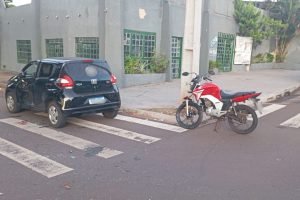 Foto: Acidente ocorreu no início da manhã. (Foto: Leitor Midiamax)