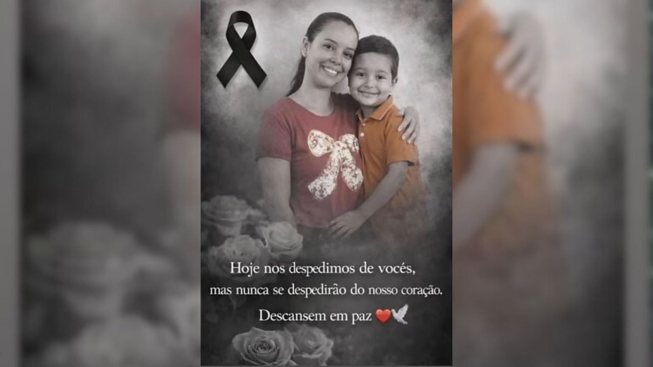Foto: Mãe e filho estavam em uma motocicleta conduzida pelo marido, quando acont