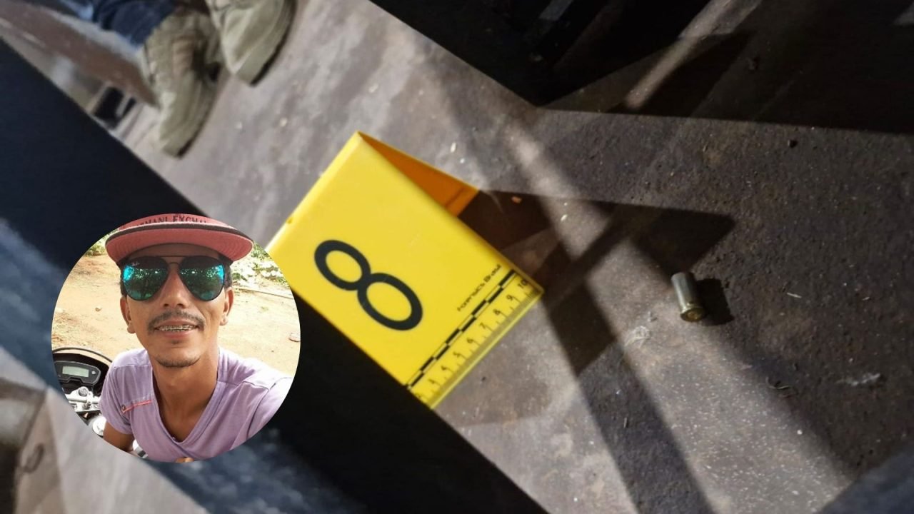 Foto: Local do crime. (Reprodução, Coxim Agora)