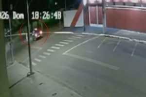 Local do atropelamento. — Foto: Local do atropelamento. (Foto: Elias Ramos, Cená