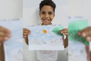 Foto: João Guilherme gostava de fazer desenhos. (Foto: Arquivo Pessoal)