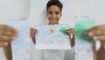 Foto: João Guilherme gostava de fazer desenhos. (Foto: Arquivo Pessoal)