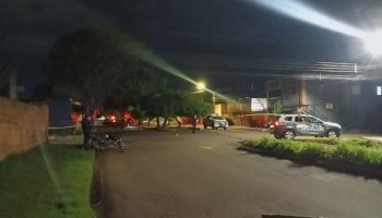 Foto: Acidente aconteceu na Avenida Graça Aranha. (Foto: Leitor Midiamax)
