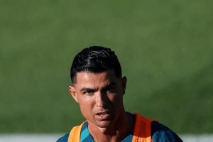 Em Houston, Cristiano foi comparado a outras estrelas — Foto: Em Houston, Cristi